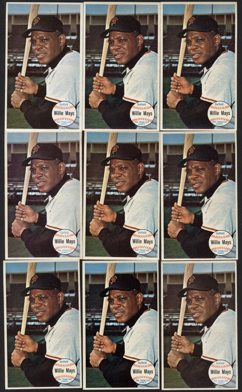 - One Dozen 1964 Topps Giant Willie Mays Cards