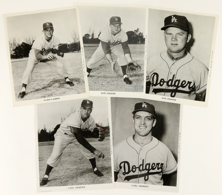 - 1958 Los Angeles Dodgers King Features Picture Pack Original Proof (15)