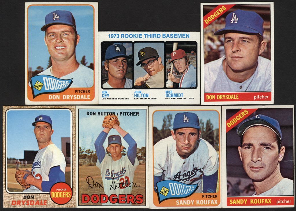 1958-1973 Los Angeles Dodgers Topps Card Collection (427)