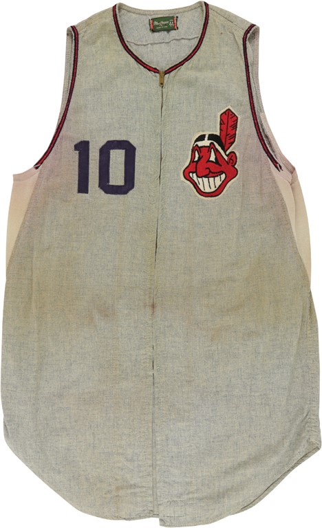 Baseball Equipment - 1964 Max Alvis Cleveland Indians Game Worn Jersey