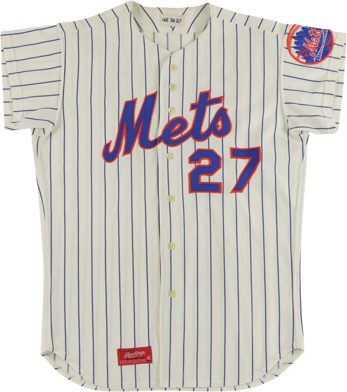 - 1974 Craig Swan New York Mets Game Worn Jersey