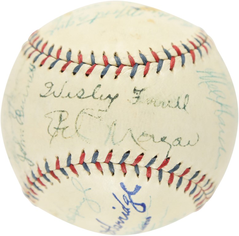 - 1932 Cleveland Indians Team-Signed Baseball