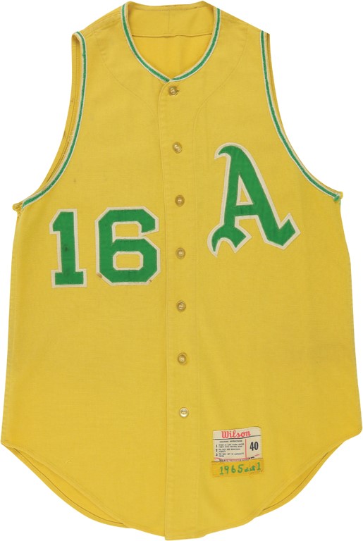 1965 Ed Charles Kansas City Athletics Game Worn Jersey