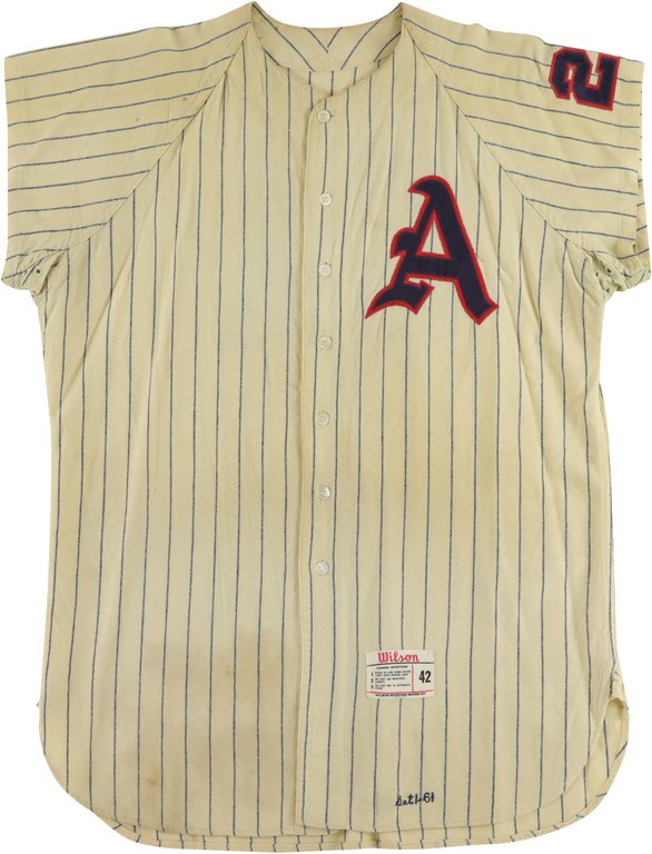 Baseball Equipment - 1961 Jay Hankins Kansas City Athletics Game Worn Jersey