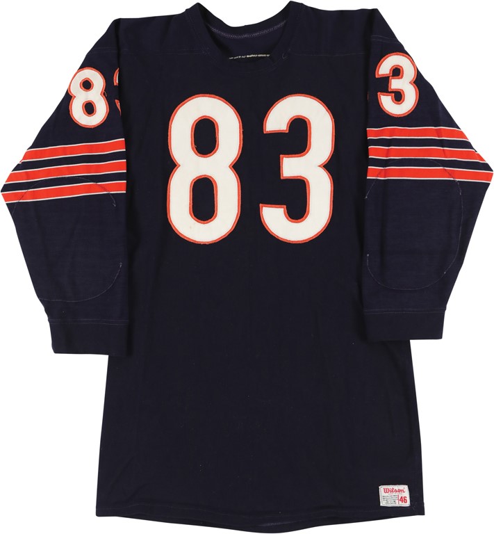 Football - Early 1970s Mac Percival Chicago Bears Game Worn Jersey