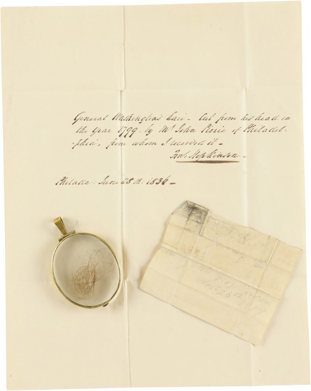 Rock And Pop Culture - Well Documented Locket of George Washington‚s Hair