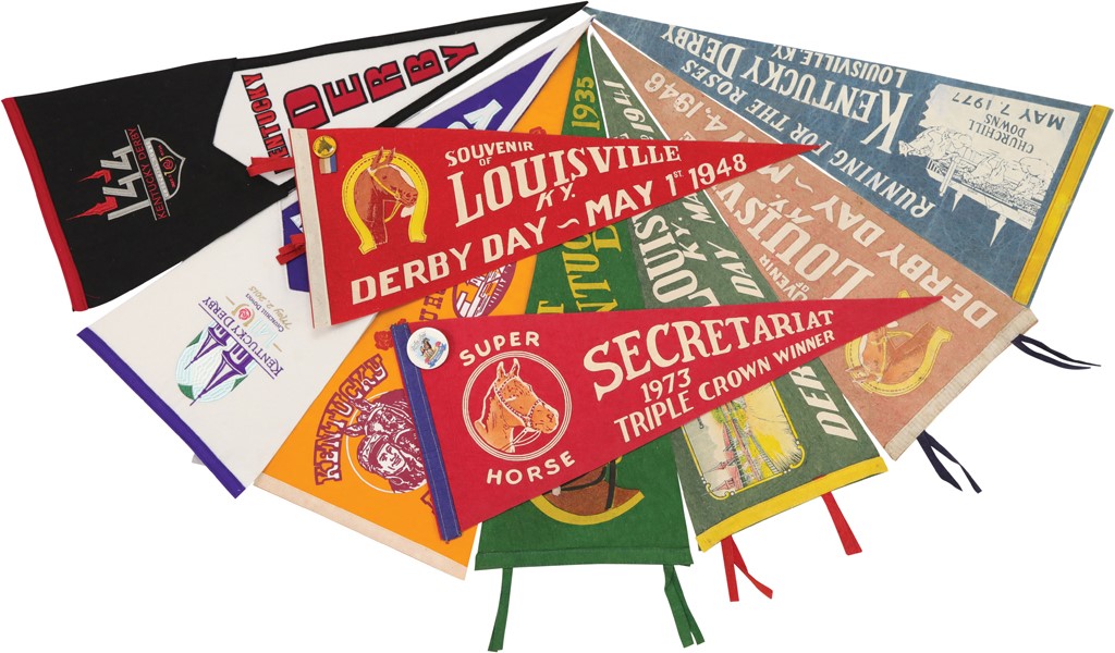 Horse Racing - Kentucky Derby Triple Crown and Pennants (9)