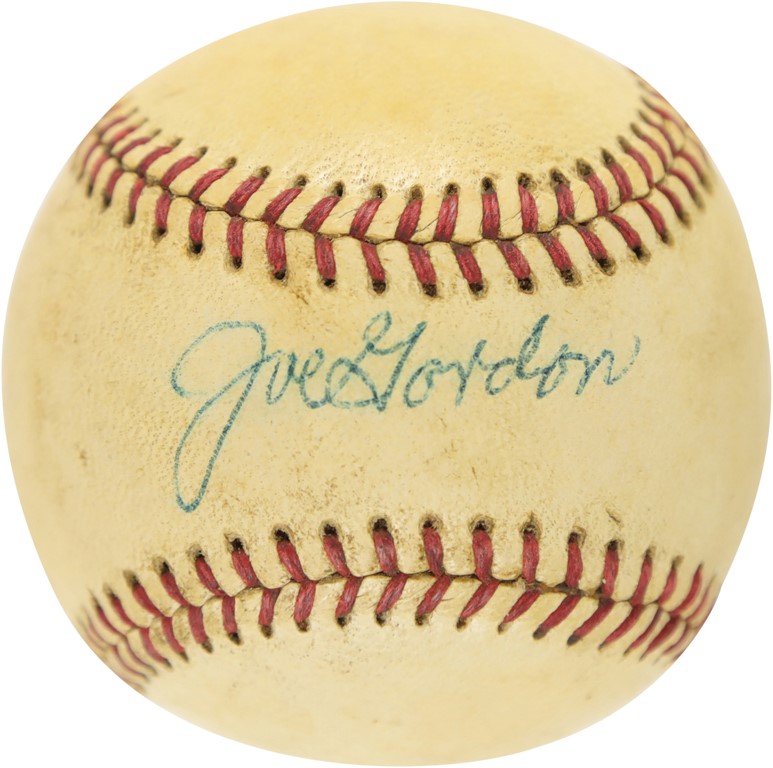 Joe Gordon Single-Signed Baseball (JSA)