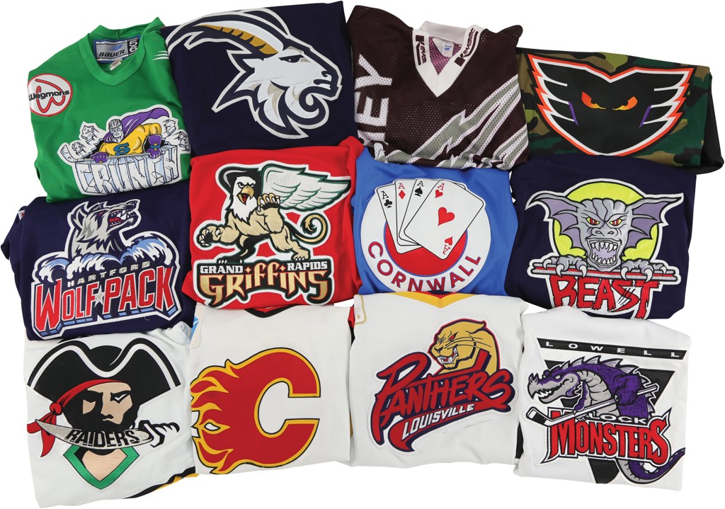 AHL Hockey Game Worn Jersey Collection (20)