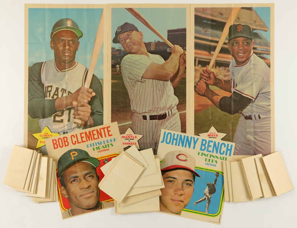 - 1968 & 1970 Topps Poster Complete Sets (48) w/Some Autographed