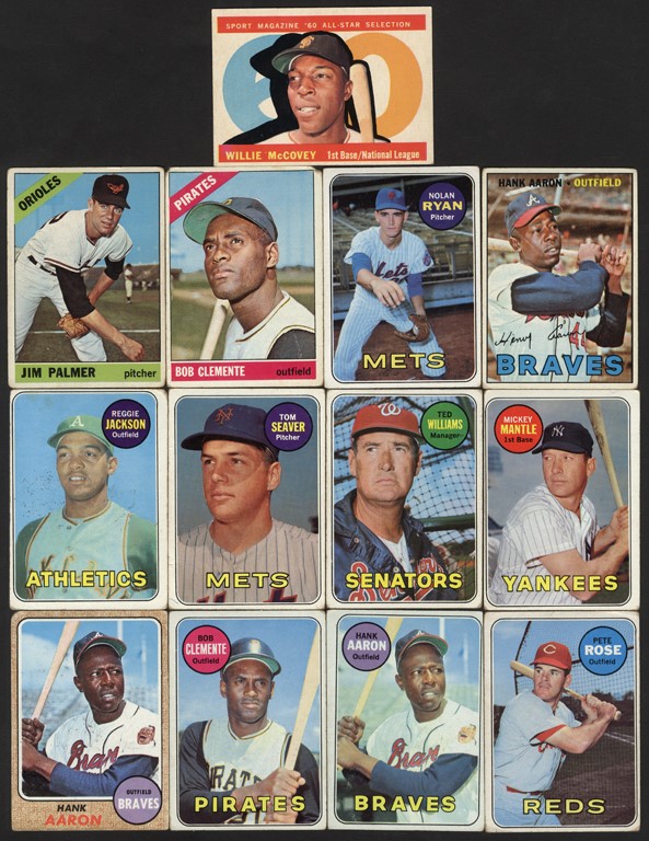 - 1958-1969 Topps Collection with Hall of Famers (115)