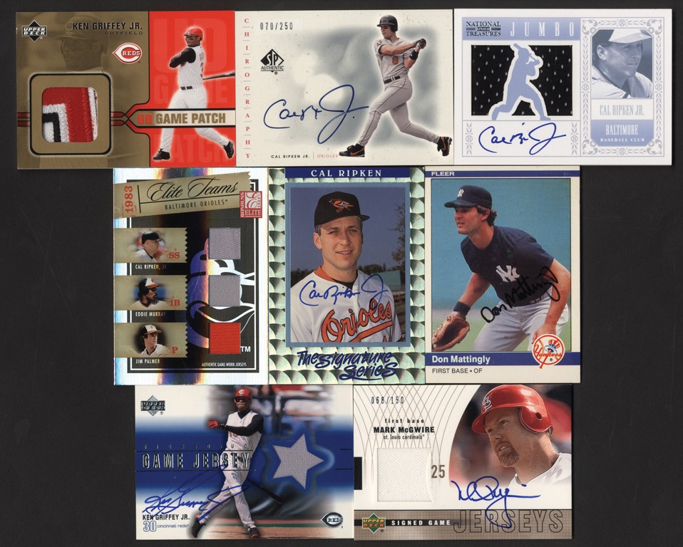 Baseball and Trading Cards - 1990s-2010s Modern Autograph and Game Worn Memorabilia Collection (50)