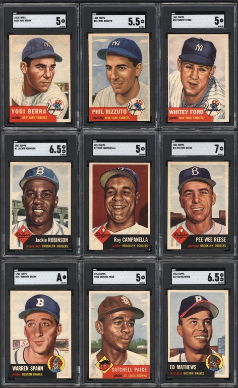 - Superior 1953 Topps Baseball Low Number Near-Complete Set (219/220)