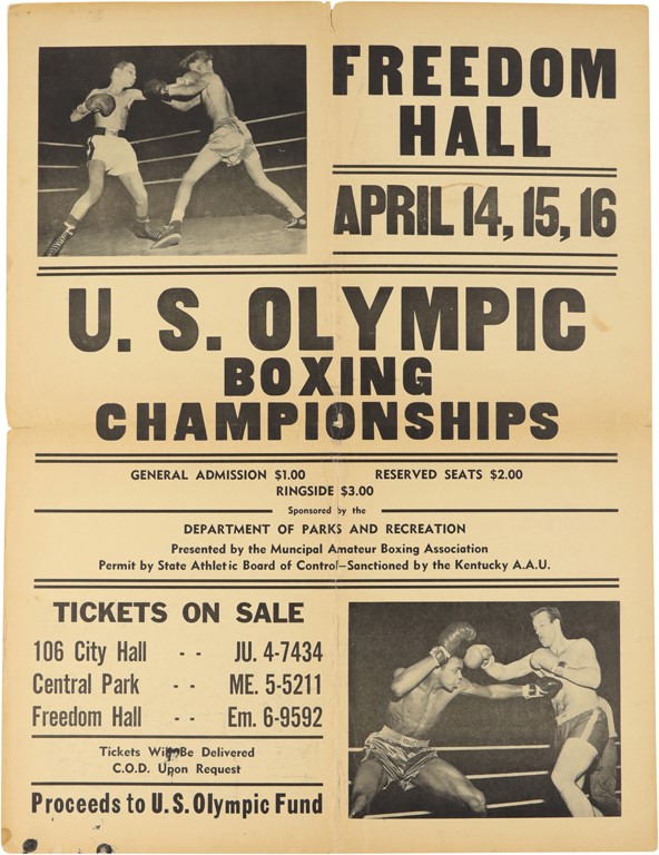 Muhammad Ali & Boxing - The Holy Grail of Cassius Clay Posters (1960 Olympics)