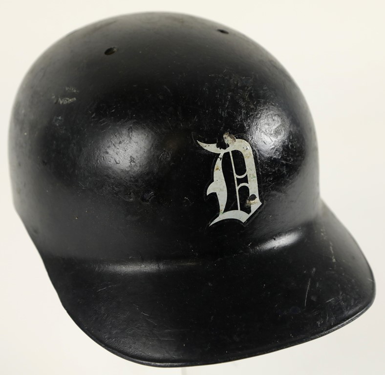 Ty Cobb and Detroit Tigers - 1970s Detroit Tigers Game Used Batting Helmet