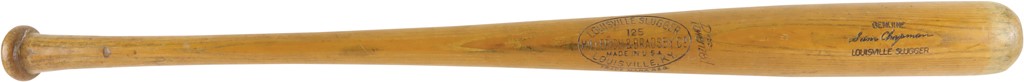 1941 Sam Chapman Philadelphia Athletics Game Used Bat (MEARS A8)