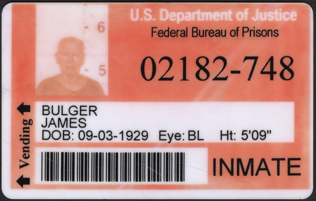 - Whitey Bulger Prison ID