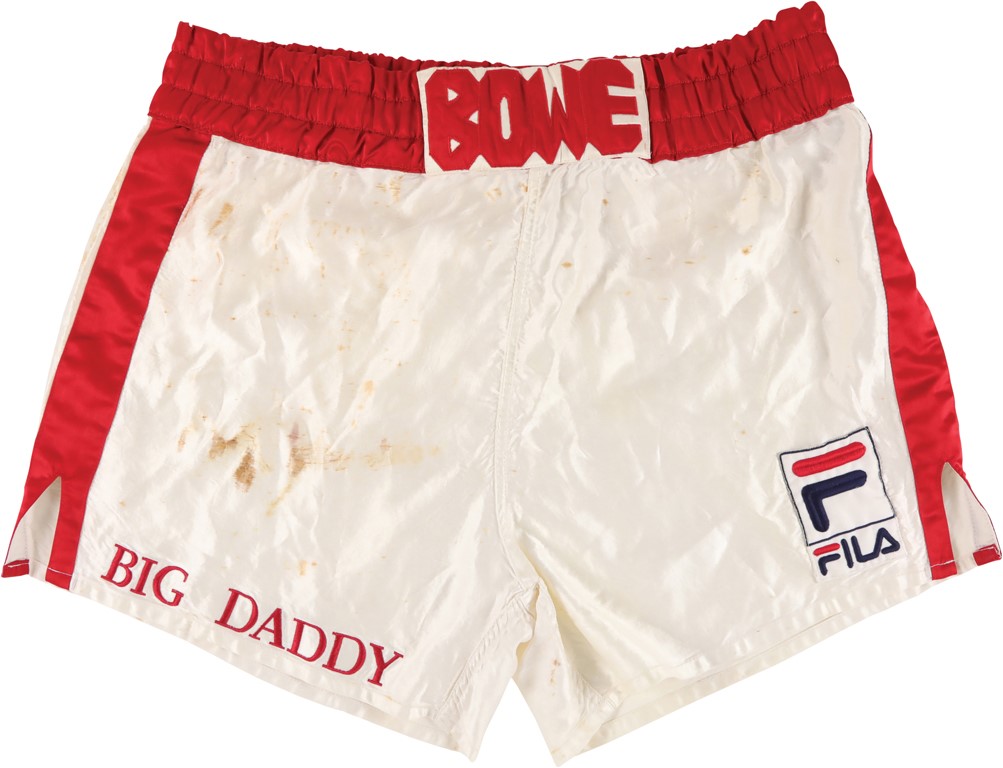 Riddick Bowe Fight Worn Boxing Trunks