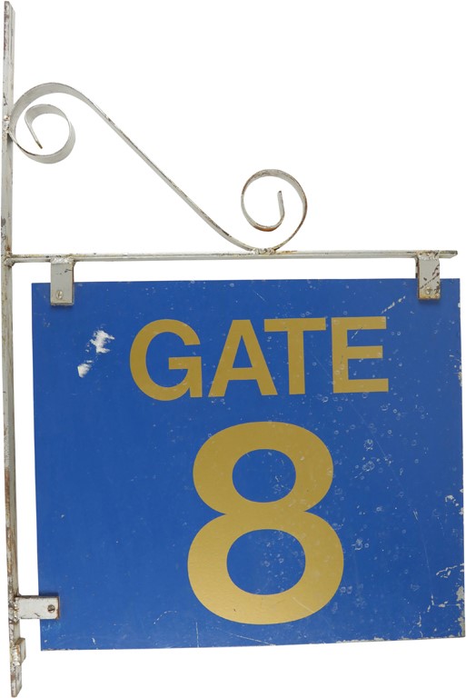 The Notre Dame Football Collection - Notre Dame Stadium Original "Gate 8" Sign