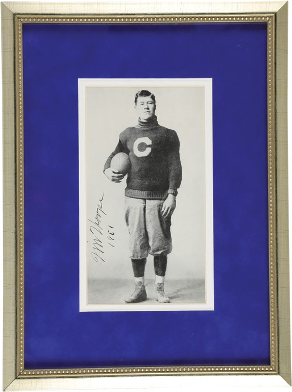 - Jim Thorpe Signed Photo (PSA NM-MT 8)