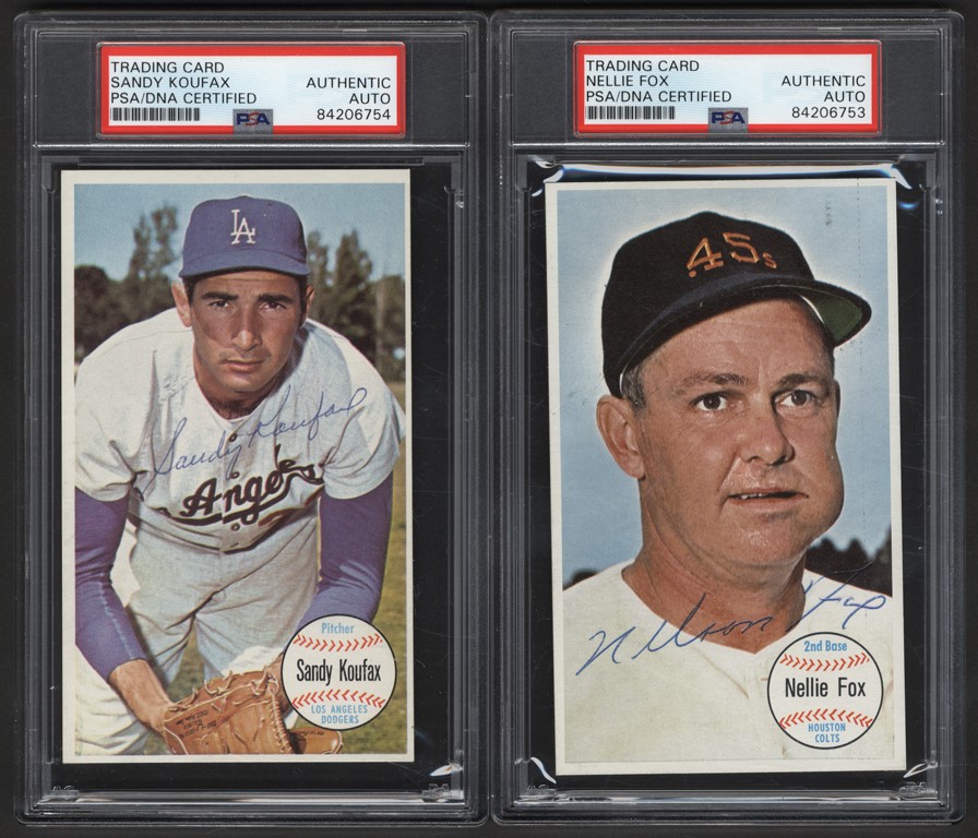 Baseball and Trading Cards - 1964 Topps Giants Partial Signed Set (45)