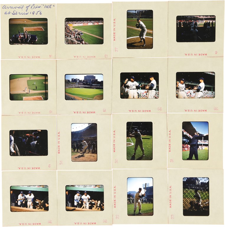 1956 World Series Kodachrome Transparencies (35)