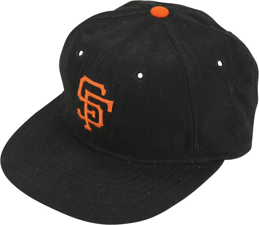 Mid-West Museum Collection - Late 1960s San Francisco Giants Cap Attributed to Willie Mays