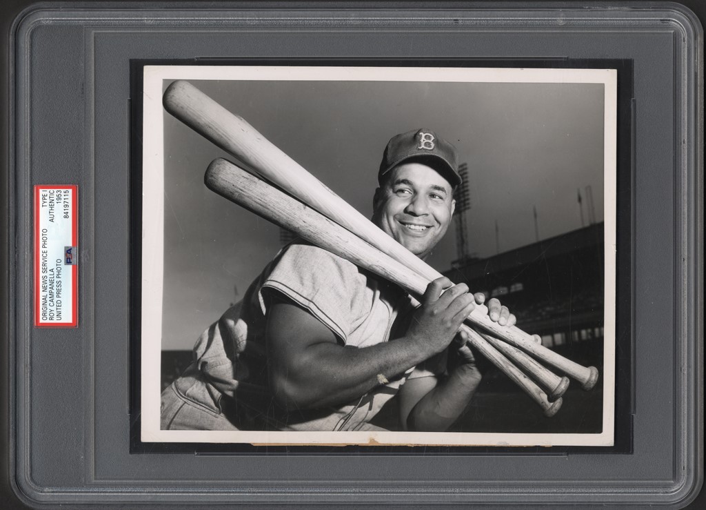 1953 Roy Campanella Type I Photograph PSA