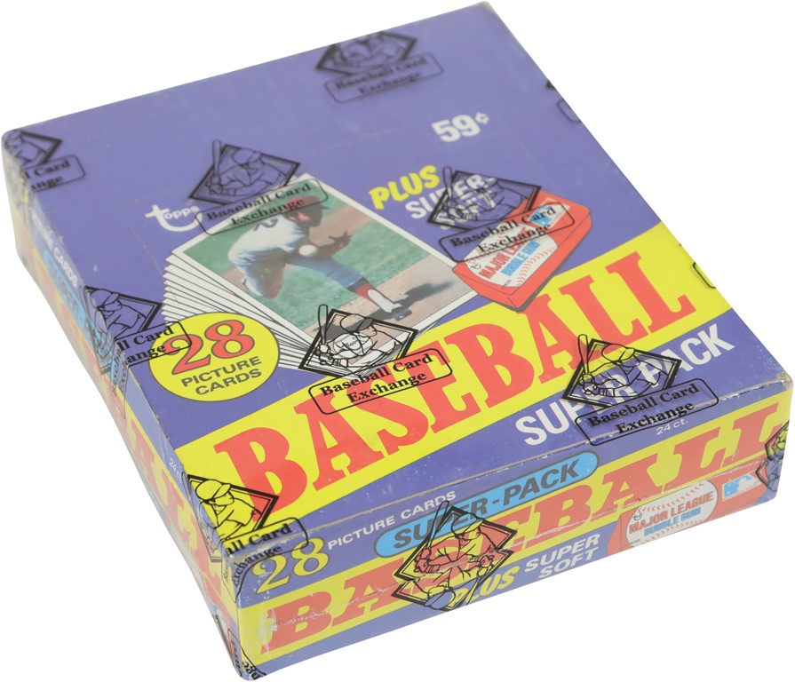 Baseball and Trading Cards - 1980 Topps Baseball Super Cello Unopened Box BBCE