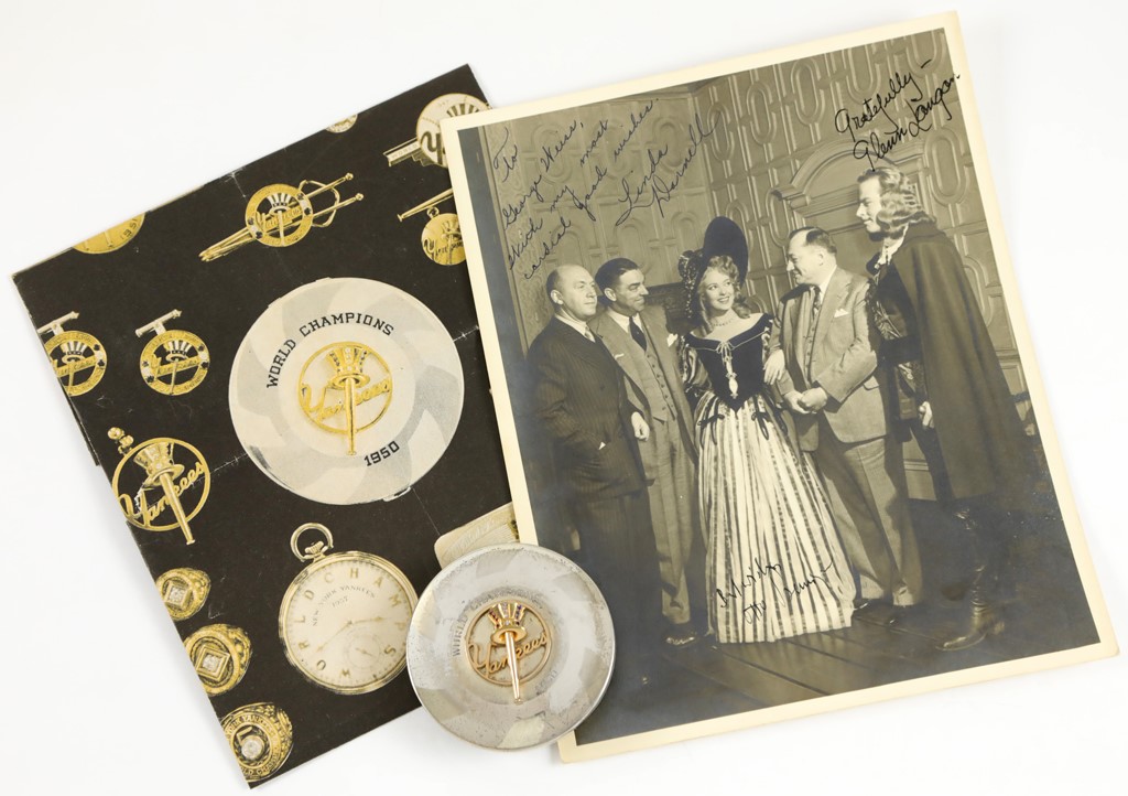 - 1950 New York Yankees World Champion Compact Presented to Mrs. George Weiss