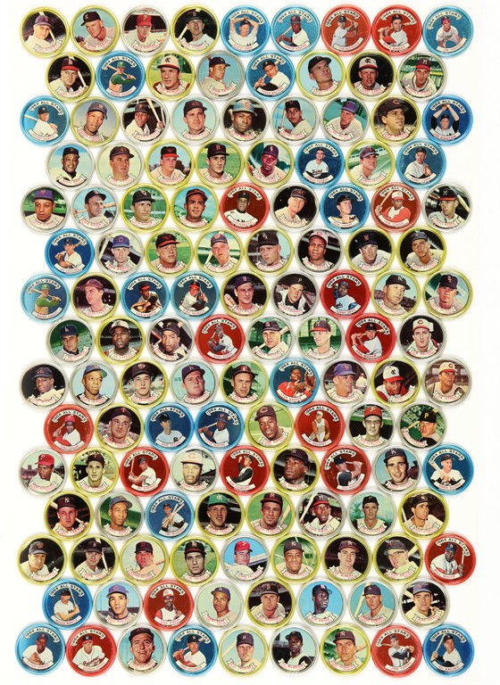 - 1964 Topps Baseball Coins Near Complete Set (166/167)