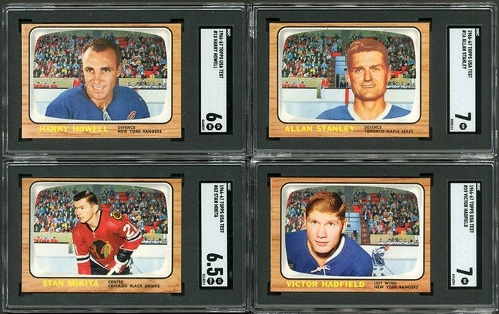 Hockey Cards - 1966 Topps USA Test Collection with Hall of Famers (38) with SGC Graded