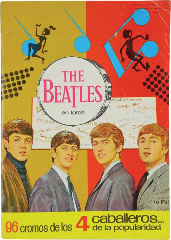 - Rare 1966 Beatles Complete Card Book in Original Album (96/96)