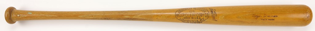 - Late 1930s to Early 40s Roger "Doc" Cramer Game Used Bat