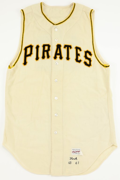 Clemente and Pittsburgh Pirates - 1961 Don Hoak Pittsburgh Pirates Game Worn Jersey