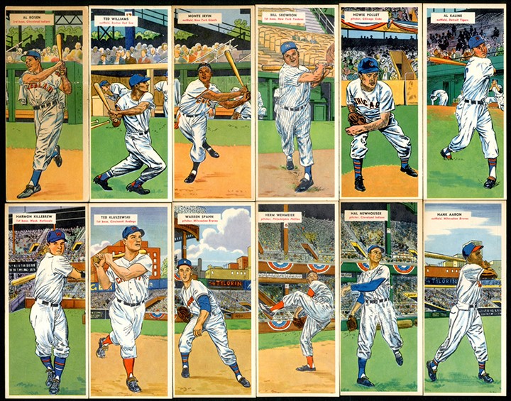 - 1955 Topps Baseball Doubleheaders Complete Set (66)