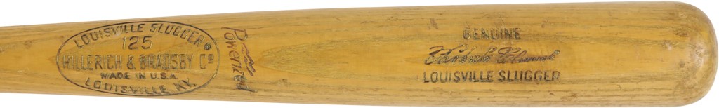 Clemente and Pittsburgh Pirates - 1965-68 Roberto Clemente Game Used Bat (PSA GU 9)