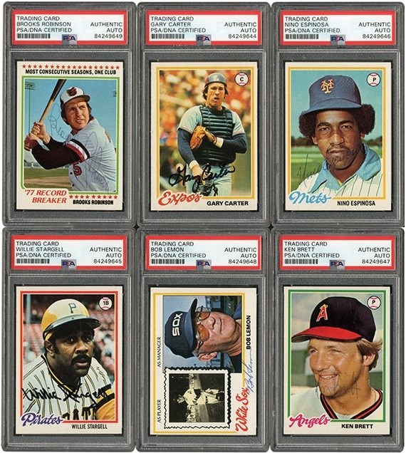 Baseball and Trading Cards - 1978 Topps Baseball Complete Set (792) with 430 Signed Cards (Topps Signed Set Archive)