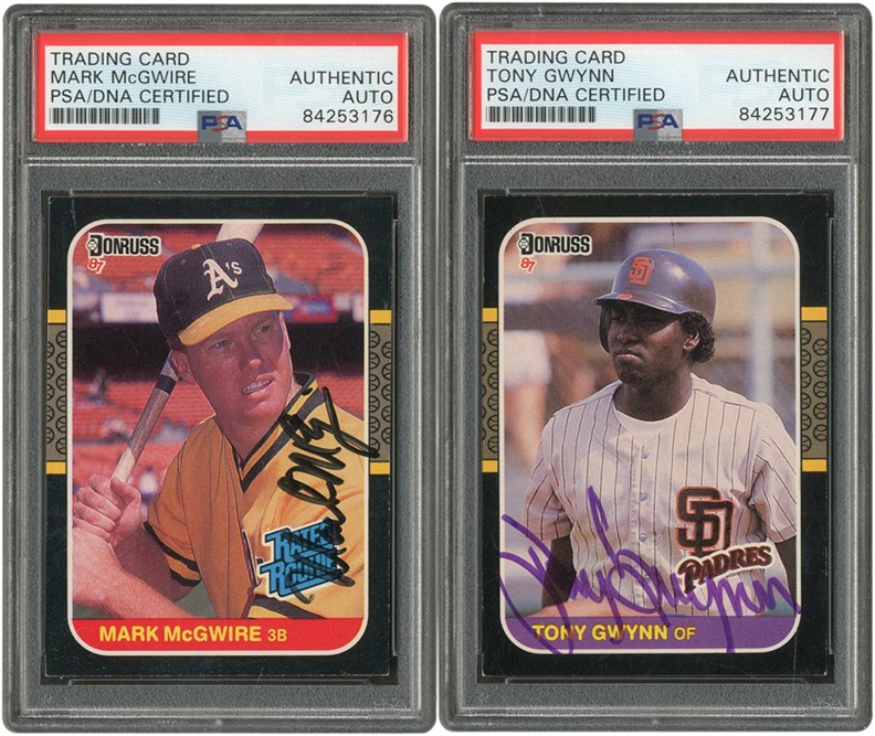 Baseball and Trading Cards - 1987-88 Donruss, Fleer, Topps, & More Complete Sets with (1089) Signed