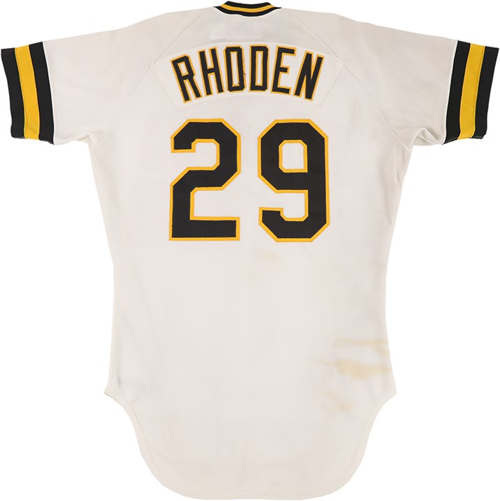 - 1986 Rick Rhoden All Star Game Worn and Signed Jersey