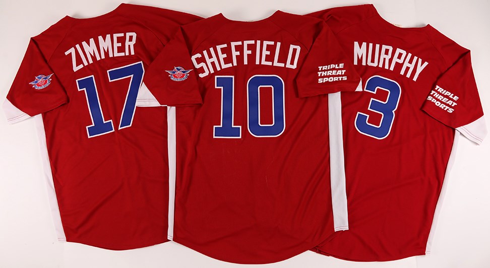 Baseball Equipment - Sheffield, Zimmer & Murphy Game Worn Andre Dawson "All Star" Jerseys