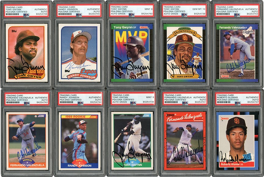 Baseball and Trading Cards - 1988-90 Topps, Donruss, Score, & Fleer Complete Sets with (2,500) Signed