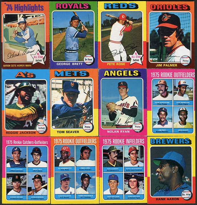 Baseball and Trading Cards - 1975 O-Pee-Chee Baseball Complete Set