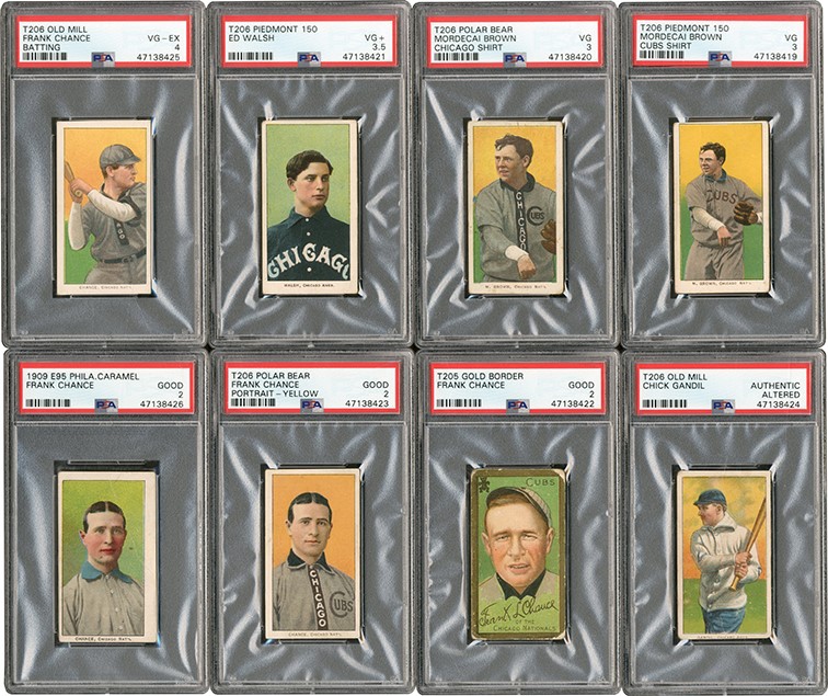 Baseball and Trading Cards - T205, T206 & E95 Hall of Famers and Stars Collection (8)