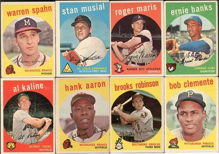 Baseball and Trading Cards - 1959 Topps Baseball Partial Set (445)