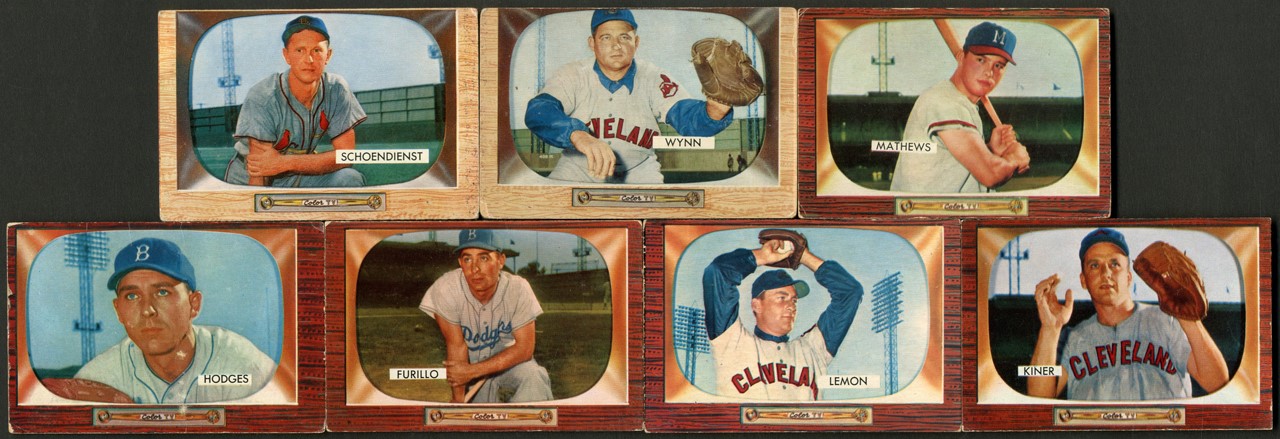 Baseball and Trading Cards - 1955 Bowman Baseball Collection (160)