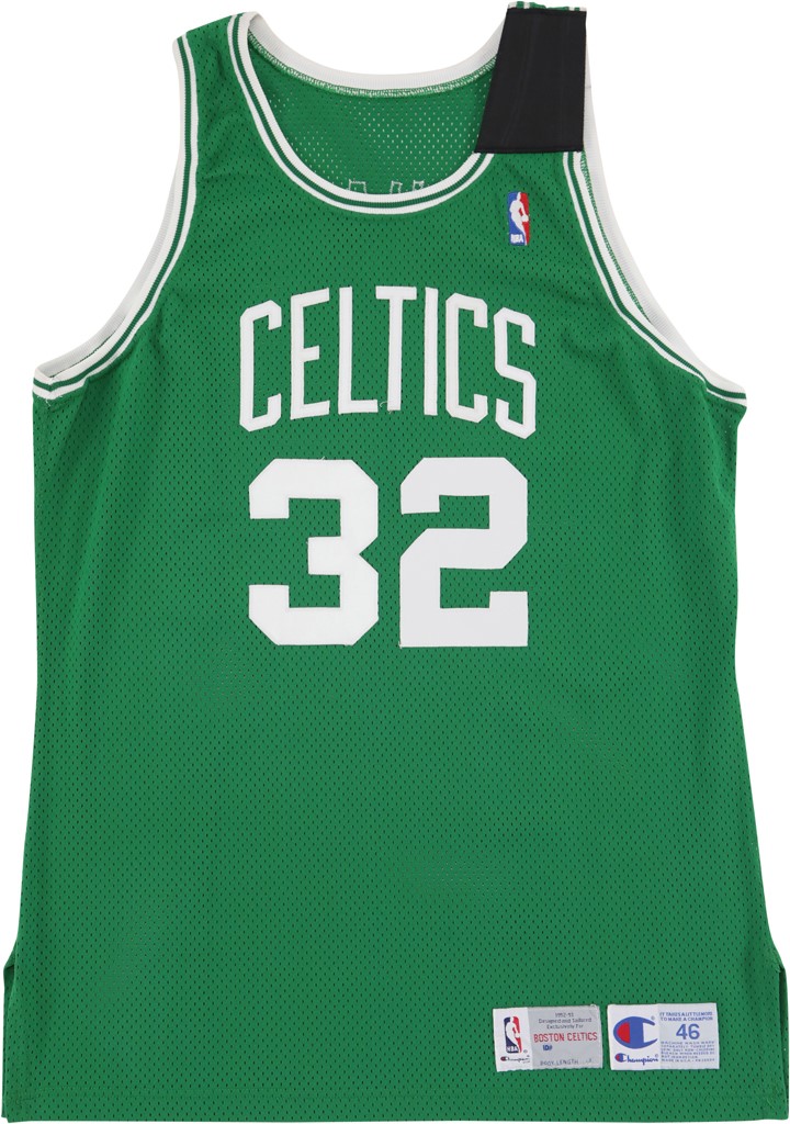 - 1992-93 Kevin McHale Boston Celtics Game Worn Jersey - Final Season (Possible Photo-Match)