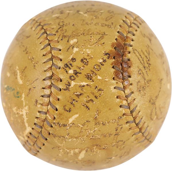 1915 Ruth as a Red Sox Player Signed Baseball Up for Sale